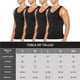 thumbnail image 5 of Playera Sin Mangas Reductora Para Hombre, 4 Piezas, 5 of 8