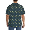 thumbnail image 3 of Fotbe Cartoon Ducks Camisa Estampada de Manga Corta para Hombre, Casual de Verano, Estilo Playero, Sin Arrugas-3X-Large, 3 of 5