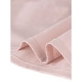 thumbnail image 6 of INSPIRE CHIC Women's Ruffled Hem Casual Sleeveless Cotton Solid Color Shirt Midi Dress with Belt L Pink, 6 of 6