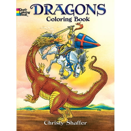 Dover Publications-Dragons Coloring Book
