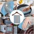 thumbnail image 3 of Blue Grey Ombre 1 Pack Kitchen Towel, Water Absorbent Dish Towel, Modern Gradient Abstract Art Decorative Hand Towels - Quick Drying Cloth for Cooking Baking, 18x28 Inch, 3 of 8