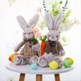 thumbnail image 5 of Conejito de Pascua de Felpa, Conejos Hechos una Mano, Conejos de Canasta de Pascua, Estatuilla del Favor de Fiesta del Conejito, Decoración Navideña de Mesa de PrimaveraB, 5 of 5