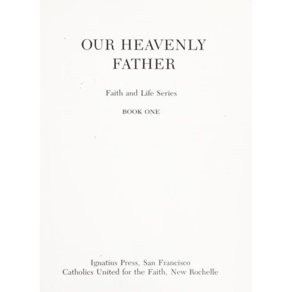 Pre-Owned Our Heavenly Father (Paperback) 0898700914 9780898700916