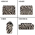 thumbnail image 5 of Rarucativ Zebra Stripe Crossbody Bags for Women Portability Small Shoulder Bag Ladies Handbag Fashion Durable Purse Shoulder Bags with Chain Strap for Work Shopping, 5 of 7