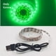 thumbnail image 1 of Tira de luces LED con USB, 5 M, 5V, 3528, 1 metro, 5 metros, blanco cálido, frío, rosa, verde, azul, rojo, SMD, cinta de luz para armario de techo impermeable, 1 of 4