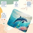 thumbnail image 3 of Dolphin Printed Non-Slip Rubber Bottom Gaming Mouse Pad 8.3x9.8 Inch Square Office and Gaming Mouse Mat, 3 of 6
