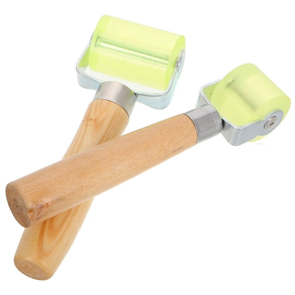 Masteelf 2pcs Car Sound Deadening Roller Installation Tool Seam Roller For Automotive Sound Deadening Insulation Rubber Wheel For Car Audio And Wallpaper Application