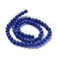 thumbnail image 5 of 10Strand Natural Mashan Jade Round Beads Strands Dyed Midnight Blue 10mm Hole: 1mm about 41pcs/strand 15.7 inch, 5 of 6