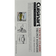 Cuisinart French Classic Tri-Ply Stainless 4.5 Quart Dutch Oven with Cover