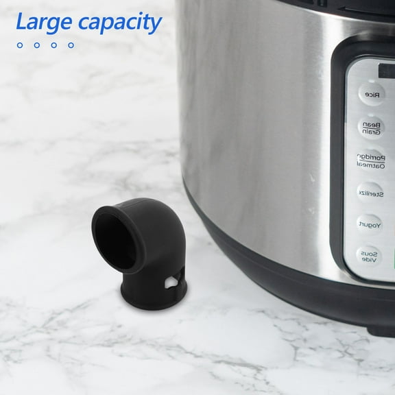 PBPBOX Kitchen Tools Air Fryer Pot Steam Diverter In Black For Home Cooking 1Pcs