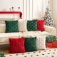 thumbnail image 5 of Toystoory Fundas de almohadas navideñas, fundas de cojines de lino para decoración del hogar de Navidad, cojines navideños de 45cm X 45cm Decoración del hogar blanco, 5 of 6