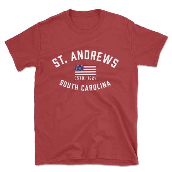 St. Andrews South Carolina Patriot Men's Cotton T-Shirt
