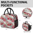 thumbnail image 6 of Obrewu Pioneer Flower Lunch Bag for Adult, Insulated, Leakproof, Oxford Cloth, 6 of 7