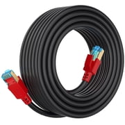 ERUCND-Cat 8 Ethernet Cable 15 ft, 26AWG 40Gbps 2000Mhz Ultra Speed Cat8 LAN Network Cable Patch Cord with Gold Plated RJ45 Connector, Weatherproof UV Resistant for Router/Modem/Gaming/PC/Switch
