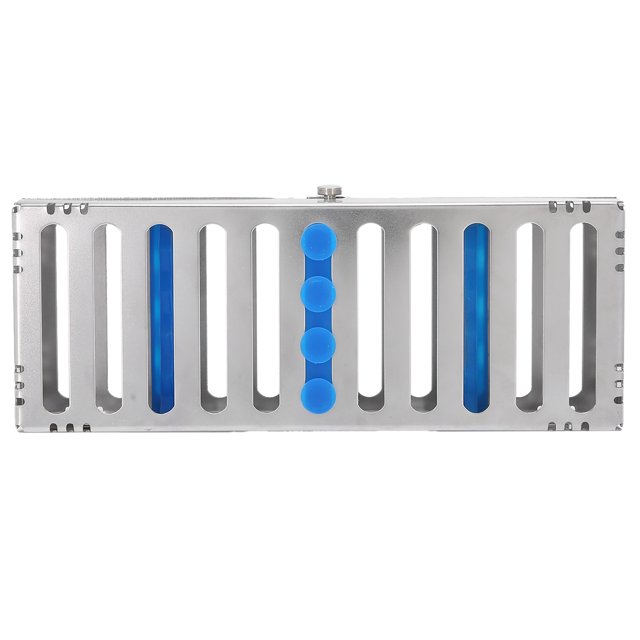 Caja de la bandeja del casete dental del acero inoxidable tapa adjunta clínica dental portaherramientas quirúrgico