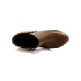 thumbnail image 4 of Unique Bargains Women's Chunky High Heel Platform Zip Chelsea Boots, 4 of 8