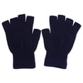 thumbnail image 2 of Lroveb Fuzzy Fingerless Gloves for Women Winter New Ladies Knitted Warm Half Finger Wool Gloves, 2 of 4