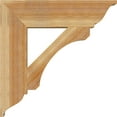 thumbnail image 3 of Ekena Millwork 6"W x 26"D x 26"H Legacy Traditional Rough Sawn Bracket, Western Red Cedar, 3 of 4