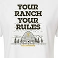 thumbnail image 3 of Yellowstone  - Your Ranch Your Rules  - Juniors Cropped Cotton Blend T-Shirt, 3 of 6