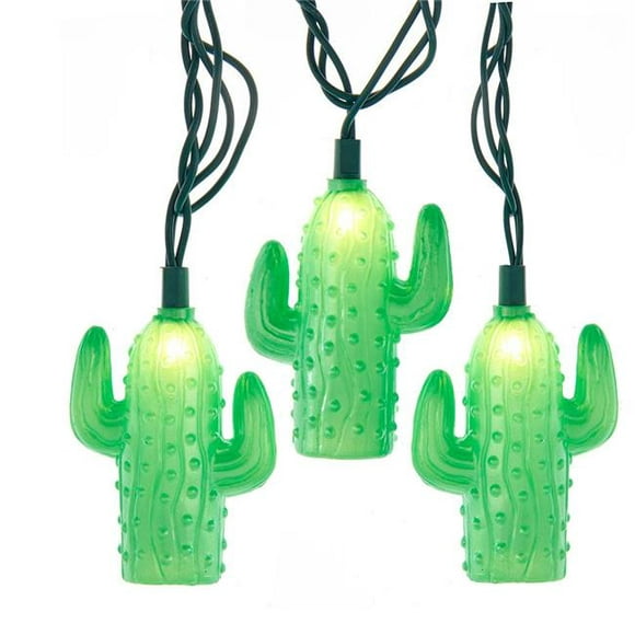 Kurt S. Adler UL4358 10-Light Cactus Light Set with UL Certified