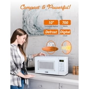 Commercial Chef CHM770W 0.7 Cubic Feet Microwave Oven, White