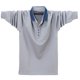 thumbnail image 3 of pstuiky camisas de hombre de manga larga, Camiseta de trabajo de manga larga con cuello holgado para hombre, talla grande, camiseta de manga larga con cuello Tops de talla grande para hombre xxxl, 3 of 5