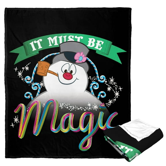 Frosty The Snowman Its Magic Woven Tapestry Throw Blanket