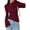Burgundy, variant on PRETTYGARDEN Women's Lightweight Mock Neck Sweaters | Bell Long Sleeve Tops, Slim Fitted Pullover, Soft Ribbed Knit, Going Out Outfits, Fall Winter Layering, Fashion Clothing