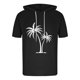 thumbnail image 3 of Camiseta Deportiva de Manga Corta de la Blusa de los Hombres Casual de la Moda Sólida con Capucha, Top Casual para Al Aire Libre, 3 of 7