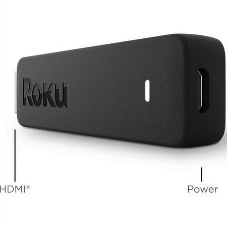 Roku - Streaming Stick with Voice Remote with TV Power and Volume - Black