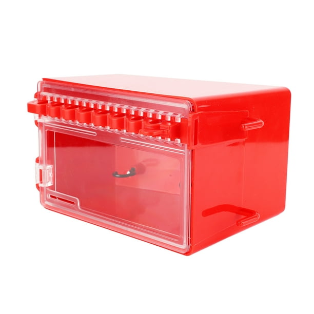 Caja De Cerradura De 8 Dígitos, Diseño De Ranura Para Llave De Montaje En Pared, Caja De Llave Con Cerradura Colgante, Panel Transparente Para Fábrica Industrial