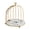 Gray A, variant on mdesiwst Cosmetics Storage Rack Birdcage Shape Thick Iron Frame Organizer Large Capacity with Elevated Bottom Design Display Rack