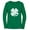 Green, variant on Tstars Womens Irish Shamrock White Clover Heart Gift for St Patricks Day Shirts Gift for Her Irish Women Long Sleeve T Shirt