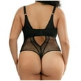 thumbnail image 3 of PARFAIT Women's Mia Dot Bodysuit - Black - L Plus, 3 of 5