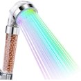 thumbnail image 1 of Cabezal de ducha LED, ducha de baño Ducha de mano 7 colores Ducha de mano LED Cabezal de ducha de alta presión JFHHH pequeña, 1 of 5