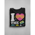 thumbnail image 3 of I Love The Nineties Sweatshirt Women -GoatDeals Designs, Female Large, 3 of 4