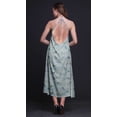 thumbnail image 3 of Bimba Bird Women Printed Backless Long Halter Neck Beachwear RayonDress-Small, 3 of 6