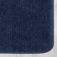 thumbnail image 6 of Ottomanson Comfort Bath Rug Washable Non-Slip Rubberback Solid 2x8 Indoor Runner Rug, 2'2" x 8', Navy, 6 of 10