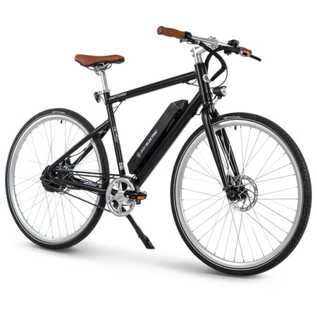 Montview Men’s 700c Electric Comfort Bike, Matte Black, 36V