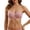 Pink, variant on Womens Strapless Jelly Bras Push Up Padded Bandeau Wireless Half Bra(Beige,S)