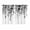 Black, variant on Blue Eucalyptus Kitchen Curtains 63 Inch Length, Botanical Plant Rustic Branch Floral Grommet Top Bedroom Living Room Curtains, Light Filtering Cafe Curtain Drapes 2 Panels Set 84''x63''