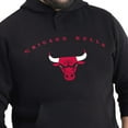 thumbnail image 7 of Men's G-III Sports by Carl Banks Black Chicago Bulls Adaptive Team Arc Fleece Hoodie, 7 of 7