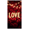 thumbnail image 5 of Valentine Roses Love Backdrop Romantic Decorative Banner Party Celebration Wedding Background Anniversary Event Photography Props, 5 of 8