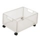 thumbnail image 4 of Organizador de archivos colgante de malla, carrito móvil de archivos de malla con ruedas, estantería móvil, 48 x 30 x 23 cm, 4 of 9