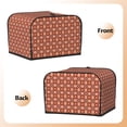 thumbnail image 3 of Rateoe 70s Retro Style Pattern Toaster Covers 4 Slice Wide Slot,Bread Machine Cover,Bread Dust Cover & Fingerprint Protection,Appliance Covers, 3 of 6