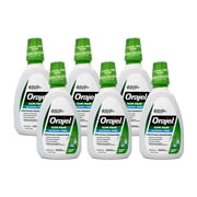 Orajel 2X Medicated Gum Pain Rinse, Alcohol-Free Oral Pain Relief, Soothing Mint, 16 fl oz Pack of 6