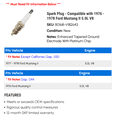 thumbnail image 2 of Spark Plug - Compatible with 1976 - 1978 Ford Mustang II 5.0L V8 1977, 2 of 2