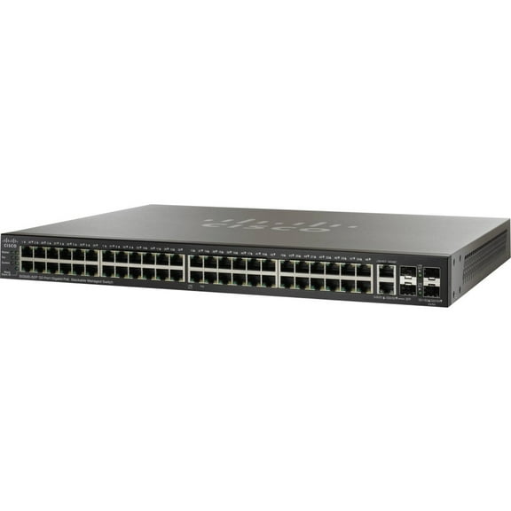 SG500-52P 52-port Gigabit POE Stackable Managed Switch