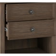 thumbnail image 3 of Amherst SOLID WOOD 24 inch Wide  Bedside Nightstand Table in Farmhouse Brown, 3 of 7