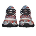 thumbnail image 5 of From Sea To Shining Sea American flag Shoes Sneakers Black Size 4.5, 5 of 7